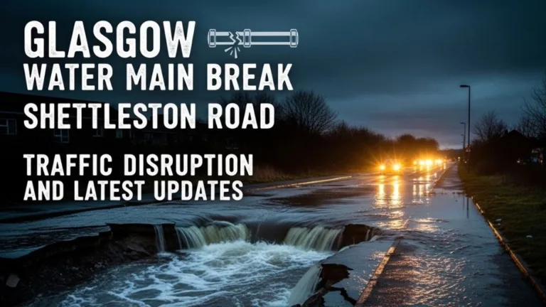 Glasgow Water Main Break Shettleston Road: The Complete Guide to What Happened and Why It Matters