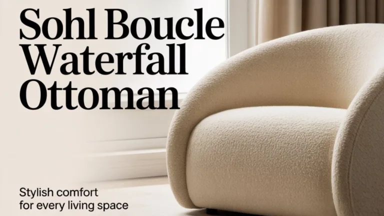 Sohl Boucle Waterfall Ottoman Explained: Style, Features and Everything You Need to Know