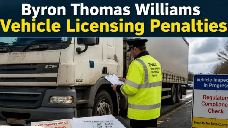 Byron Thomas Williams Vehicle Licensing Penalties: The Complete Guide to UK Transport Compliance
