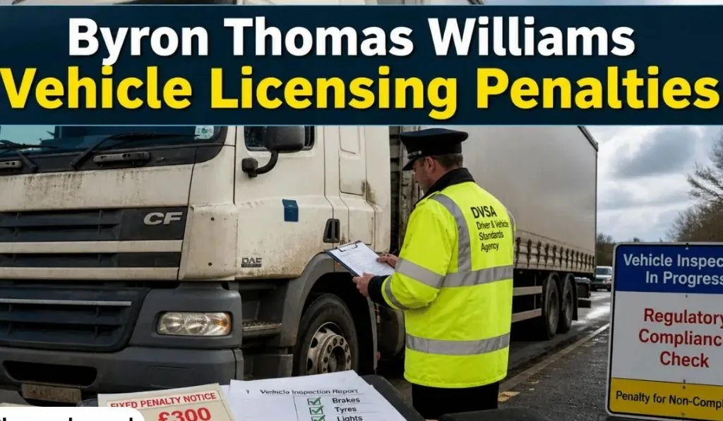 Byron Thomas Williams Vehicle Licensing Penalties: The Complete Guide to UK Transport Compliance