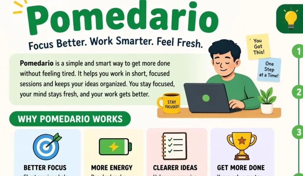 Pomedario Explained: The Smarter Focus Method That Beats Mental Fatigue